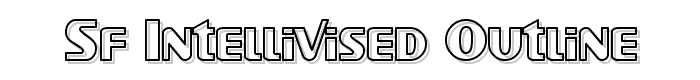 SF Intellivised Outline font